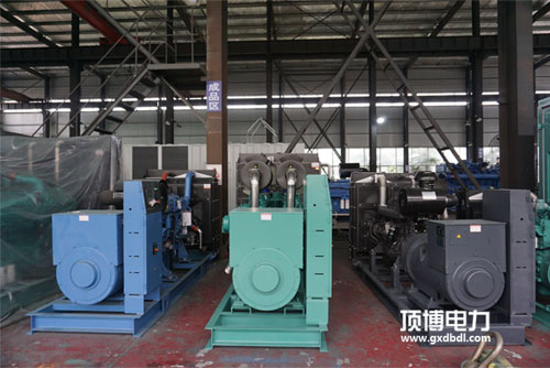 广西顶博发电机组制造生产车间